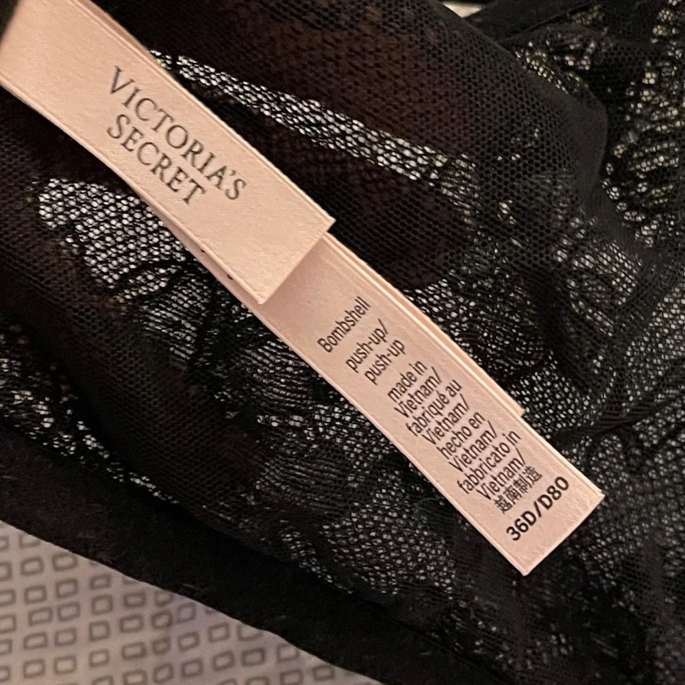 Victoria's Secret Bombshell Shine Strap Push-Up Long Line Corset Bra Satin - Picture 7 of 9